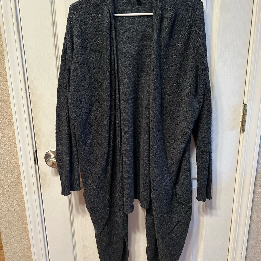 American Eagle Outfitters Charcoal Cardigan